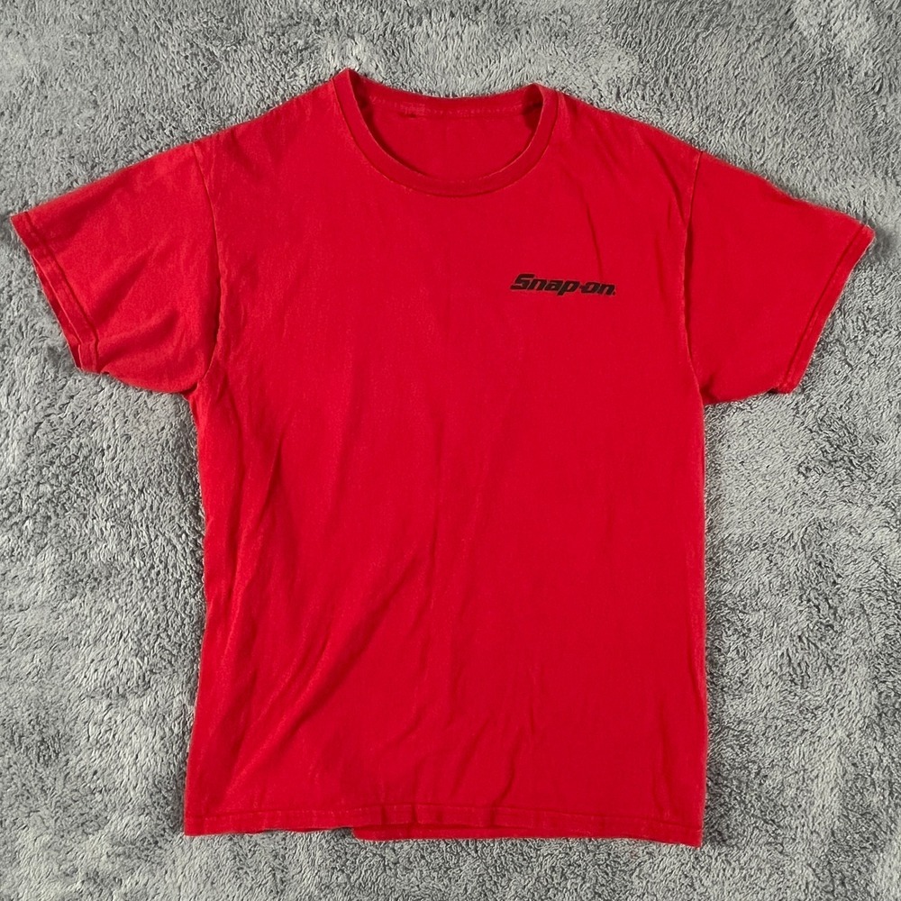 Snap-on Tools Classic Cars Quality Graphic T-Shirt Mens Small Red Short Sleeve